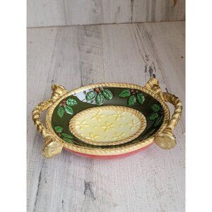 Studio Nova Woodland Holly santa soap dish Xmas decor